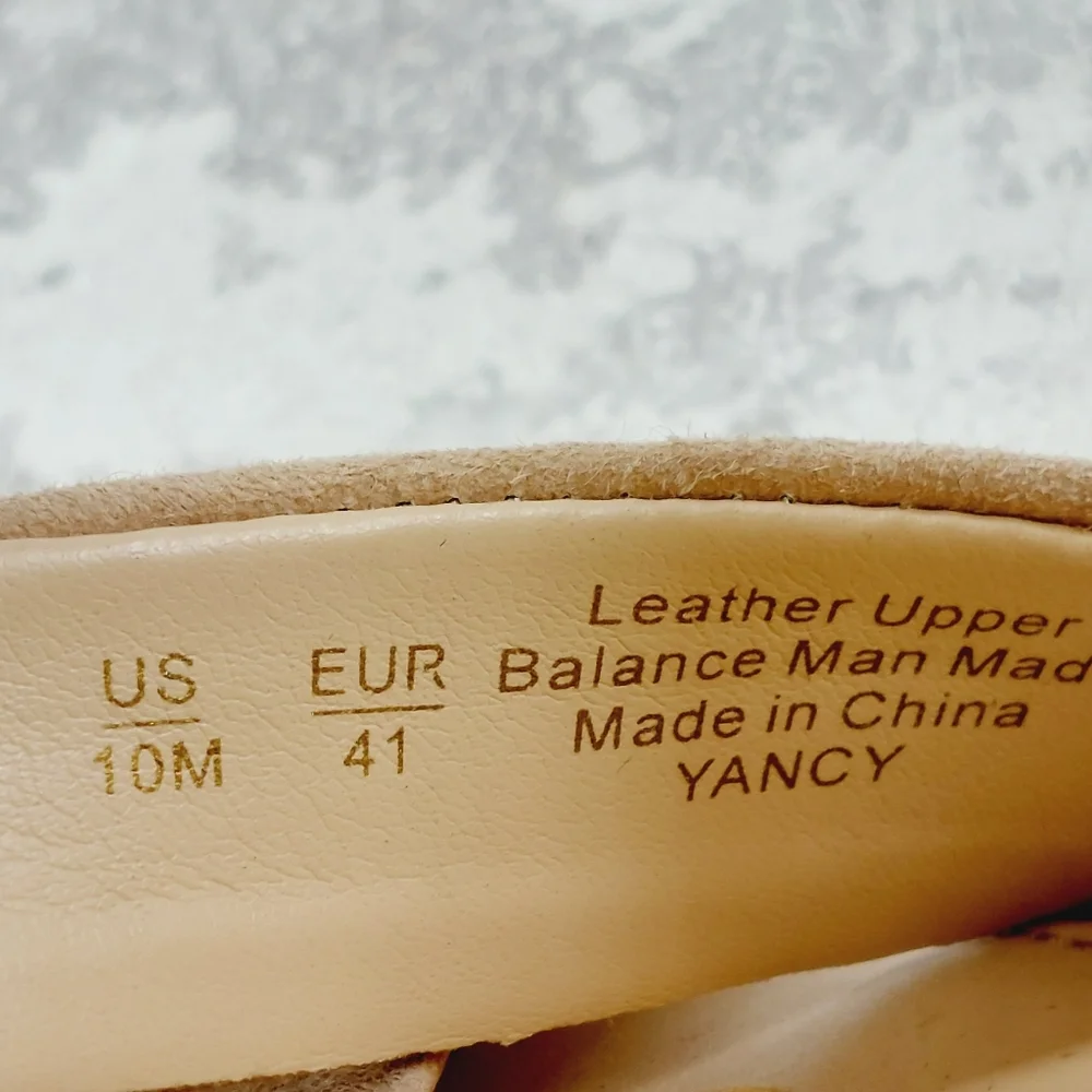 New Sam Edelman Yancy Nude Leather Ankle Strap Sandal  F353 - Picture 11 of 13